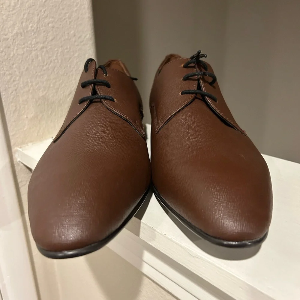 BP. Nordstrom Oxford Lace Up Brown Dress Shoes Mens Size 13M Brand New - Picture 7 of 10
